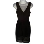 BCX  Mesh Overlay Bodycon Dress Size 1 Club Y2K Indie Sleaze Edgy Clubwear NWT Photo 4
