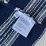 Anthropologie Mih jeans Simmi made in Portugal chunky knit striped oversized poncho. M/L Photo 8