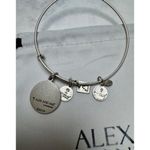 ALEX AND ANI Women's Bracelet Silvertone Special Delivery Baby Boy Charm Photo 2