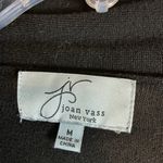 Joan Vass  Black Open Front Cardigan Photo 2