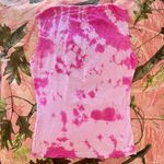 bel air Y2K vintage hot pink tie dye # 1 u.s.a bling tank top Photo 3