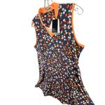 Callaway Golf Mini Dress Womens XL Blue Indigo Floral Opti Dri UPF50 Sporty Photo 2