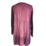 carole little PURPLE EMBROIDERED TUNIC STYLE BUTTON UP SIZE 14 Photo 2