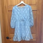 Nordstrom  Blu Pepper Size Medium Light Blue Bohemian Style Dress Photo 1