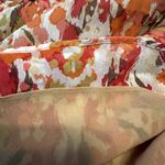 Sundance  Shift Dress 100% Silk Sleeveless Crew Neck Abstract Floral Orange M Photo 1