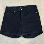 Old Navy  high rise OG straight black jean shorts in size 18 Photo 0