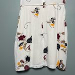 Maje  White Floral Mini Dress Short Sleeve A Line Size 3/US Women’s L Photo 5