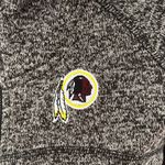 NFL NWT Pro Line Washington Redskins Gray Hooded Zip-Up Jacket Logo Football Medium Photo 1