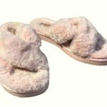 UGG Koolaburra by  Pink Faux Fur Slide Sandal Slippers Photo 0