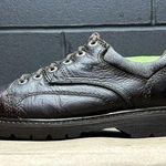 Caterpillar Y2K 90’s Style  Brown Leather Steel Toe Work Oxfords Women’s 8 W Photo 0