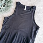 Athleta Black High Neck Fit n Flare Dress Size Small Photo 0