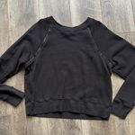 Paige Daytona Chain Trim Casual Pullover Sweatshirt Black Silver Size Large Photo 7