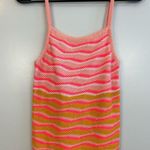 Maeve NWT Anthropologie Sunrise Crochet Knit Tank Pink Size XS Photo 1