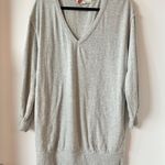 Free People Beach Gray Slouchy Oversized Pullover Size XS Photo 0