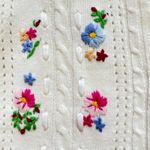 Vintage Floral Embroidered Lightweight Knit Vest Womens Size M Cottagecore Size M Photo 6