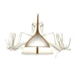 Schutz Maxima Block Heel Lace Up Sandals Pearl White Leather Sz 8 Braided Straps Photo 8