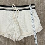 Alya Pull On Drawstring Waist Preppy Lined Boho Crochet Lace Shorts Women Medium Photo 3