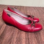 Mephisto Vintage Red‎ Horsebit Low Pumps Heeled Shoes 9 Red Photo 2