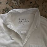 Frank & Eileen White Mary 100% Cotton Classic ShirtDress Distressed Casual Photo 2