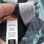 Maaji  Tropical Leaf Print Activewear Sports Bra Size S Photo 5