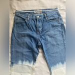 Old Navy  Blue and White Ombre Flare Jeans Photo 1