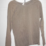 Athleta  Brown Glittery Ling Sleeve Photo 0