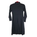 Everlane  The Luxe Cotton Shirtdress Long Sleeve Collar Black Size XS Photo 7