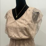 Rhapsody Elegant Lace Dress in taupe Photo 1