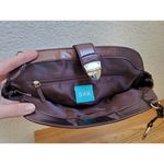 The Sak  Purse Brown Ribbon Weave Shoulder bag/clutch MISSING SHOULDER ST… Photo 2