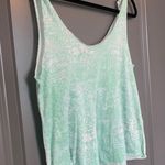 Ecote Ecoté blue & white tank top size small. Photo 10