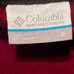 Columbia  Long Sleeve Sweatshirt Size Small Red‎ NWT Photo 4