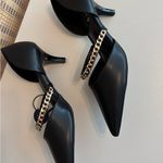 Apt. 9 NWT  Lolana black strappy pointed toe heels with rope chain detail Photo 3