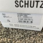 Schutz NIB  Black Suede Barbrah Flat Sz 7.5 Photo 3