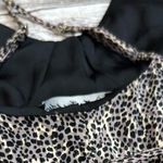 For Love & Lemons  Women's Heart of Gold Dress Tan Brown Black XS Extra Small NWT Photo 5