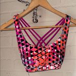 Victoria's Secret  sports bra non padded padding small mesh lined criss cross back Photo 1