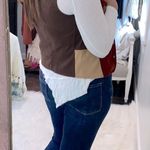 White Stag Vintage 70’s style patchwork faux leather vest size small Photo 3
