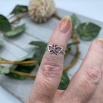 Sterling Silver Butterfly Toe Ring Midi Ring Photo 4