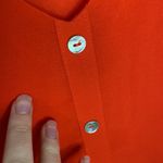 Sweet Wanderer light sleeveless button down top bright red size L Photo 5