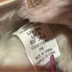 Lands’ End Snowflake Fur Lined Moccasin Slipper Loafer Metallic Gold Size 8 Gold Photo 9