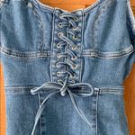 BDG Urban Outfitters Size XS Blue Denim Women's Teen Girl Lace-Up Dress NWT Photo 1