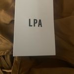 LPA  Maxi Dress Cut Out Copper Silk NWT Photo 6