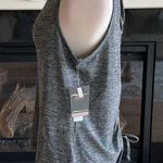 Black Heather Performance Tank Athletic Gym Scrunch Back Top Womens m Activ8 Size M Photo 2