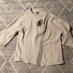 JM Collection  Cream Knit Top Photo 0