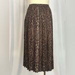 Moda Spiegel Leopard Print Maxi Skirt (999) Brown Photo 1