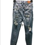 American Eagle curvy high rise Jeggings distressed jeans 0 next level stretch Photo 7