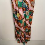 RHODE Ester Patchwork Maxi Dress Womens Size 2 Pink Photo 3