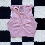 Gymshark  Flawless Knit Sports Bra Pink XS Photo 0