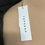 Topshop Colorblock Puffer Jacket Blue Black White Photo 7