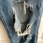 American Eagle  Mom Ripped Straight Jeans Blue Size 16 Photo 5