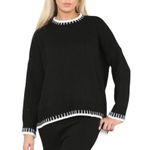 Amazon Black and white knit sweater  Photo 0